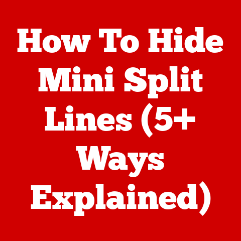 How To Hide Mini Split Lines (5+ Ways Explained)