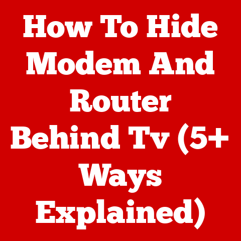 How To Hide Modem And Router Behind Tv (5+ Ways Explained)