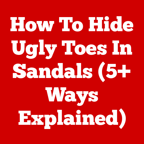 How To Hide Ugly Toes In Sandals (5+ Ways Explained)